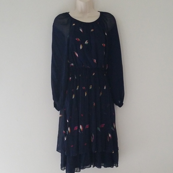 Plaisir Tokyo Dress Company Navy Blue Medium Dress - Picture 4 of 8